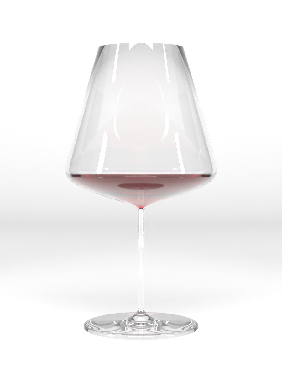 RESPIRO wide-bowl glass with red wine